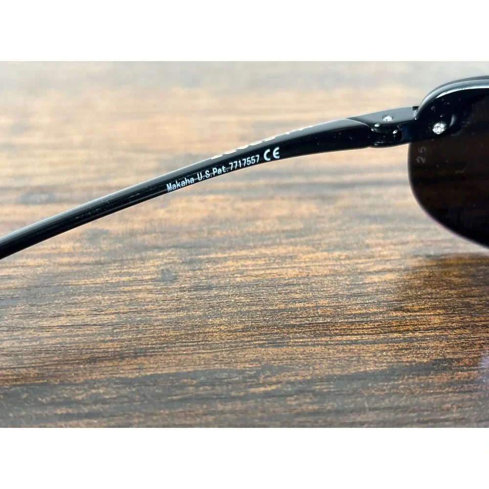 Maui Jim Makaha MJ Sport Sunglasses G-805-02-25 Gloss Black FRAME ONLY Japan